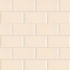 10x20 cm | Biseauté Marfim impermo, goedkope keramische wandtegel, beige metrotegel 10x20, slagerijtegel, tegel met afgeschuinde